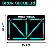Mamba Futbol Antrenman Matı 90x60 Cm Eğitim Videosu ve Kaymaz Çorap Hediyeli